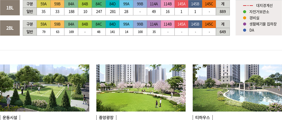 청주 센텀 푸르지오 자이 단지배치도(2)